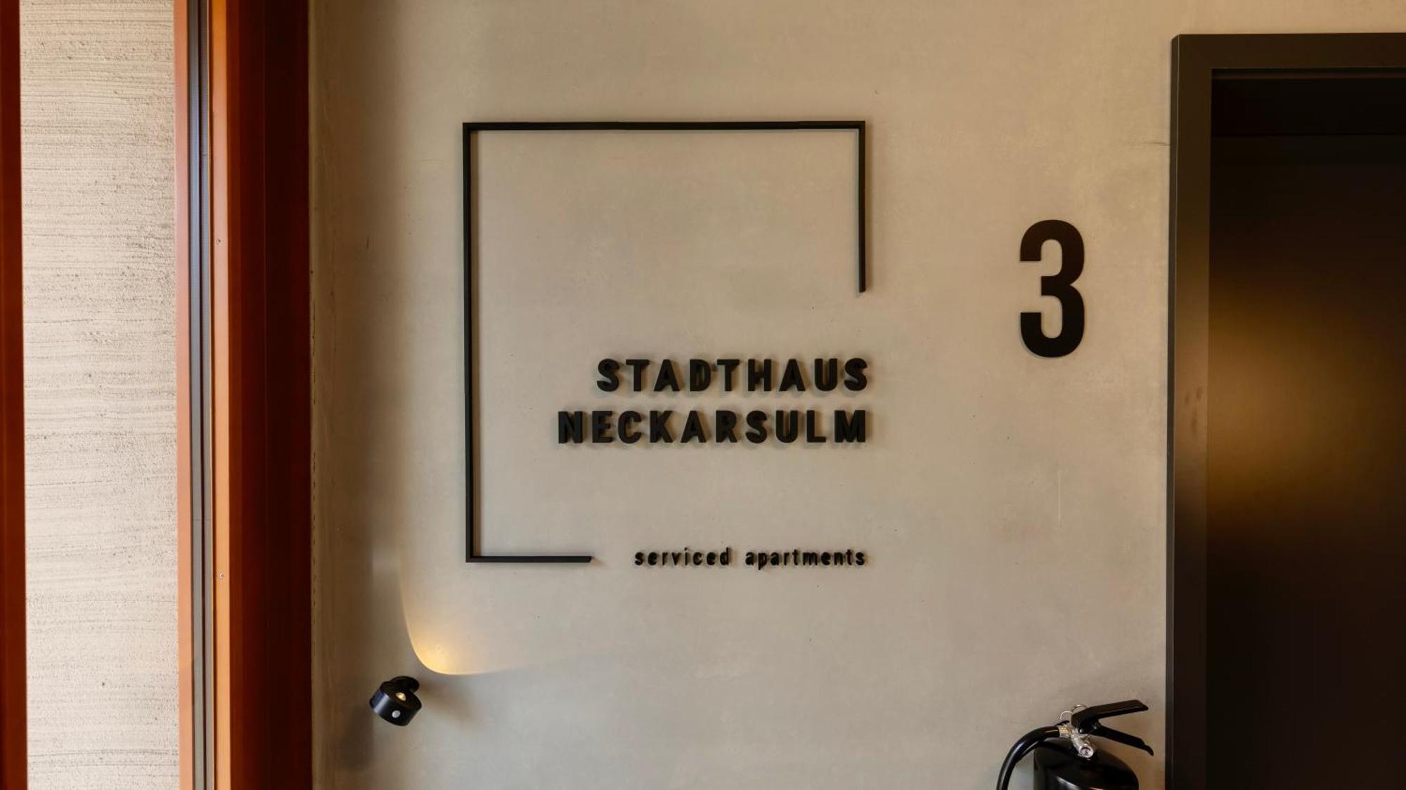 Stadthaus Neckarsulm Serviced Apartments - Stadthaus Heiner Bagian luar foto